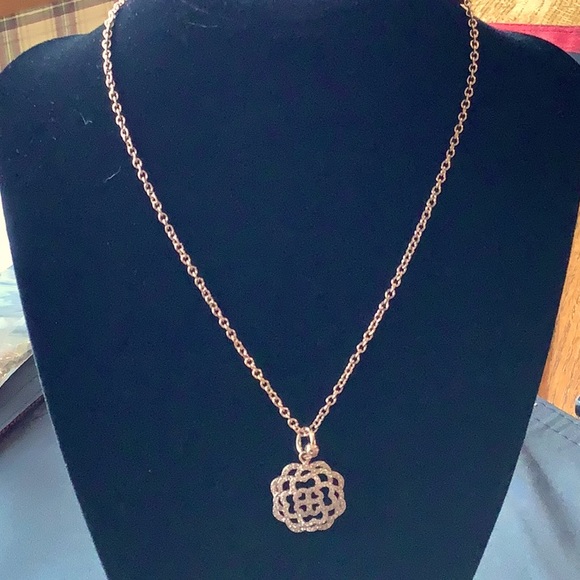 Folli Follie Rose Gold Santorini Flower Necklace.  New! - Picture 2 of 4